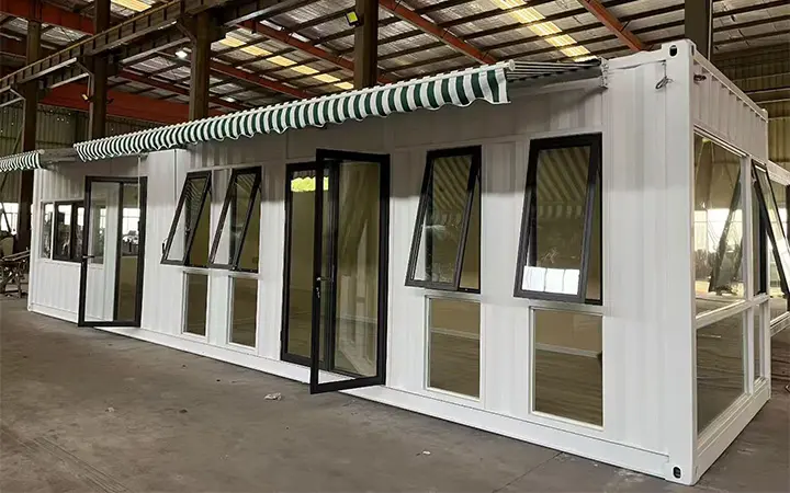 Раздвижной контейнерный дом